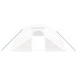 vidaXL Invernadero con estructura de acero blanco 96 m² 24x4x2 m vidaXL Invernadero con estructura de acero blanco 96 m² 24x4x2 m