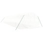 vidaXL Invernadero con estructura de acero blanco 36 m² 12x3x2 m vidaXL Invernadero con estructura de acero blanco 36 m² 12x3x2 m