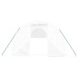 vidaXL Invernadero con estructura de acero blanco 36 m² 12x3x2 m vidaXL Invernadero con estructura de acero blanco 36 m² 12x3x2 m
