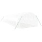 vidaXL Invernadero con estructura de acero blanco 36 m² 12x3x2 m vidaXL Invernadero con estructura de acero blanco 36 m² 12x3x2 m
