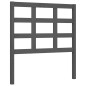vidaXL Estructura de cama con cabecero madera maciza gris 90x190 cm vidaXL Estructura de cama con cabecero madera maciza gris 90x190 cm