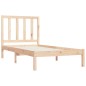 vidaXL Estructura de cama madera maciza de pino 100x200 cm vidaXL Estructura de cama madera maciza de pino 100x200 cm