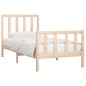 vidaXL Estructura de cama madera maciza 90x190 cm vidaXL Estructura de cama madera maciza 90x190 cm
