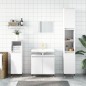 vidaXL Juego de muebles de baño 3 pzas madera contrachapada blanco vidaXL Juego de muebles de baño 3 pzas madera contrachapada blanco
