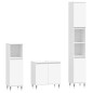 vidaXL Juego de muebles de baño 3 pzas madera contrachapada blanco vidaXL Juego de muebles de baño 3 pzas madera contrachapada blanco