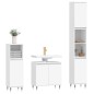 vidaXL Juego de muebles de baño 3 pzas madera contrachapada blanco vidaXL Juego de muebles de baño 3 pzas madera contrachapada blanco