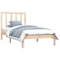 vidaXL Estructura de cama madera maciza de pino 90x190 cm