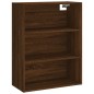 vidaXL Aparador alto madera contrachapada marrón roble 69,5x34x180 cm vidaXL Aparador alto madera contrachapada marrón roble 69,5x34x180 cm