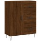 vidaXL Aparador alto madera contrachapada marrón roble 69,5x34x180 cm vidaXL Aparador alto madera contrachapada marrón roble 69,5x34x180 cm