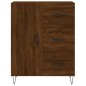 vidaXL Aparador alto madera contrachapada marrón roble 69,5x34x180 cm vidaXL Aparador alto madera contrachapada marrón roble 69,5x34x180 cm