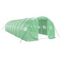 vidaXL Invernadero con estructura de acero verde 30 m² 10x3x2 m vidaXL Invernadero con estructura de acero verde 30 m² 10x3x2 m