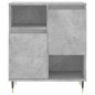 vidaXL Aparadores 2 uds madera contrachapada gris hormigón vidaXL Aparadores 2 uds madera contrachapada gris hormigón