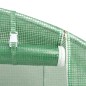 vidaXL Invernadero con estructura de acero verde 16 m² 4x4x2 m vidaXL Invernadero con estructura de acero verde 16 m² 4x4x2 m