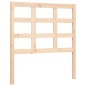 vidaXL Estructura de cama individual con cabecero madera maciza vidaXL Estructura de cama individual con cabecero madera maciza