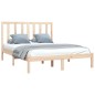 vidaXL Estructura de cama madera maciza de pino 150x200 cm vidaXL Estructura de cama madera maciza de pino 150x200 cm
