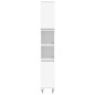 vidaXL Juego de muebles de baño 3 pzas madera contrachapada blanco