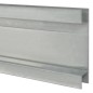 vidaXL Postes de valla de jardín 10 uds acero cincado plateado 160 cm vidaXL Postes de valla de jardín 10 uds acero cincado plateado 160 cm