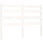 vidaXL Estructura de cama con cabecero madera maciza blanco 140x200 cm vidaXL Estructura de cama con cabecero madera maciza blanco 140x200 cm