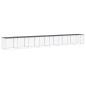 vidaXL Gallinero con techo acero galvanizado antracita 803x98x90 cm vidaXL Gallinero con techo acero galvanizado antracita 803x98x90 cm