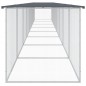vidaXL Gallinero con techo acero galvanizado antracita 803x98x90 cm vidaXL Gallinero con techo acero galvanizado antracita 803x98x90 cm