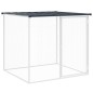 vidaXL Gallinero con techo acero galvanizado antracita 803x98x90 cm vidaXL Gallinero con techo acero galvanizado antracita 803x98x90 cm