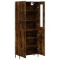 vidaXL Aparador alto madera contrachapada roble ahumado 69,5x34x180 cm vidaXL Aparador alto madera contrachapada roble ahumado 69,5x34x180 cm