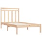 vidaXL Estructura de cama madera maciza 100x200 cm vidaXL Estructura de cama madera maciza 100x200 cm