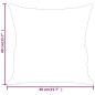 vidaXL Cojines decorativos 2 uds tela gris claro 40x40 cm