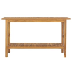 vidaXL Mueble de baño madera maciza de teca 132x45x75 cm