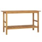 vidaXL Mueble de baño madera maciza de teca 132x45x75 cm vidaXL Mueble de baño madera maciza de teca 132x45x75 cm