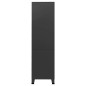 vidaXL Armario industrial de metal negro 90x50x180 cm vidaXL Armario industrial de metal negro 90x50x180 cm