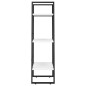 vidaXL Estante almacenamiento madera contrachapada blanco 60x30x105 cm vidaXL Estante almacenamiento madera contrachapada blanco 60x30x105 cm