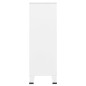 vidaXL Armario industrial acero blanco 67x35x107 cm