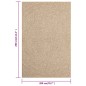 vidaXL Alfombra con aspecto de yute interior y exterior 200x290 cm vidaXL Alfombra con aspecto de yute interior y exterior 200x290 cm