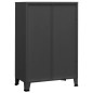 vidaXL Baúl de almacenaje industrial metal antracita 75x40x115 cm vidaXL Baúl de almacenaje industrial metal antracita 75x40x115 cm