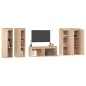 vidaXL Muebles para TV 3 piezas madera maciza de pino vidaXL Muebles para TV 3 piezas madera maciza de pino