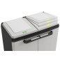 Keter Armario de reciclaje Split Basic gris y negro 85 cm Keter Armario de reciclaje Split Basic gris y negro 85 cm
