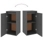 vidaXL Muebles para TV 5 piezas madera maciza de pino gris vidaXL Muebles para TV 5 piezas madera maciza de pino gris