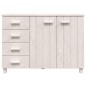 vidaXL Aparador HAMAR madera maciza de pino blanco 113x40x80 cm vidaXL Aparador HAMAR madera maciza de pino blanco 113x40x80 cm