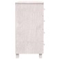 vidaXL Aparador HAMAR madera maciza de pino blanco 113x40x80 cm vidaXL Aparador HAMAR madera maciza de pino blanco 113x40x80 cm