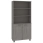 vidaXL Aparador HAMAR madera de pino maciza gris claro vidaXL Aparador HAMAR madera de pino maciza gris claro