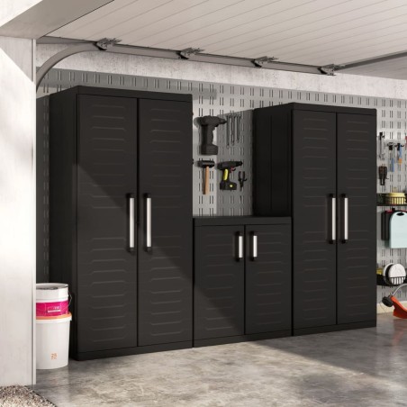  Keter Base de armario de almacenamiento Detroit XL negro