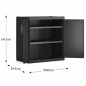  Keter Base de armario de almacenamiento Detroit XL negro