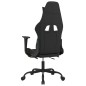 vidaXL Silla gaming de masaje con reposapiés tela negro y verde claro vidaXL Silla gaming de masaje con reposapiés tela negro y verde claro
