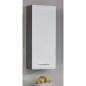 Trendteam Armario de pared para baño Line blanco y plata ahumado Trendteam Armario de pared para baño Line blanco y plata ahumado