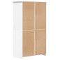vidaXL Armario BODO madera maciza de pino blanco 101x52x176,5 cm vidaXL Armario BODO madera maciza de pino blanco 101x52x176,5 cm