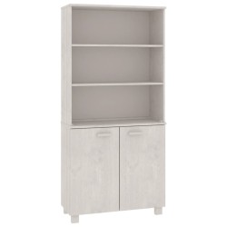 vidaXL Aparador HAMAR madera de pino maciza blanco
