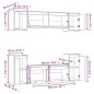 vidaXL Muebles para TV 6 piezas madera maciza de pino marrón miel vidaXL Muebles para TV 6 piezas madera maciza de pino marrón miel