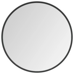 vidaXL Espejo de pared negro 60 cm