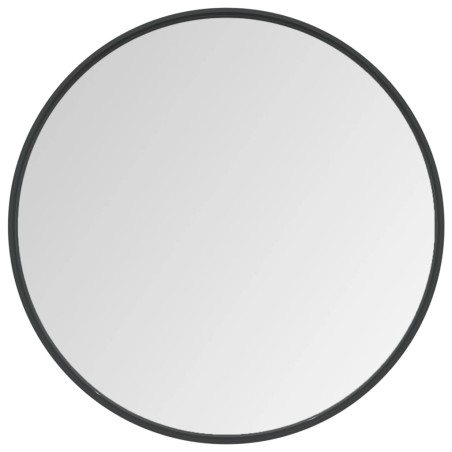 vidaXL Espejo de pared negro 60 cm